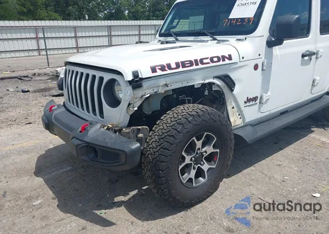 2021 Jeep Wrangler Unlimited Rubicon 4X4 из США, поврежденный, VIN 1C4HJXFG9MW714239